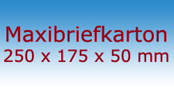 Maxibrief Karton 250x175x50mm